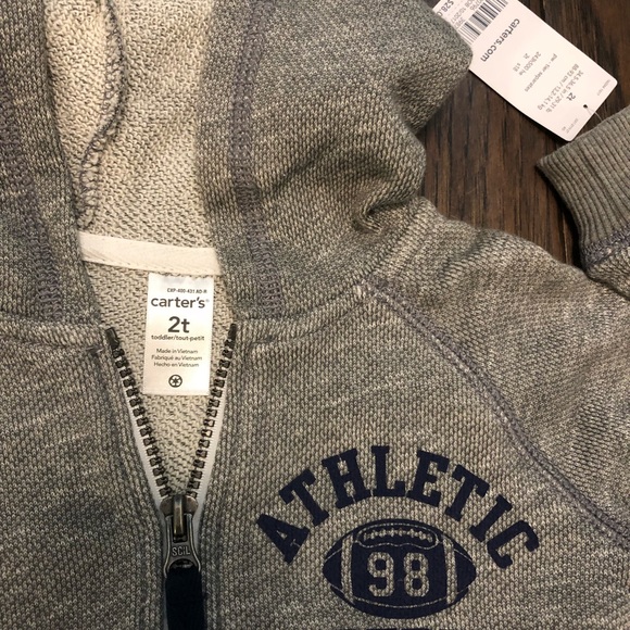 Carters boy hoodie NWT - Picture 2 of 2